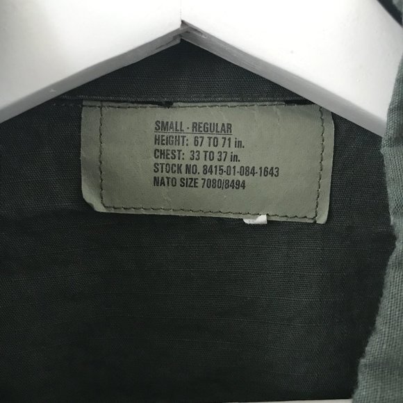 80s Nato Cotton Ripstop Field Shirt. Made in USA - Picture 8 of 10